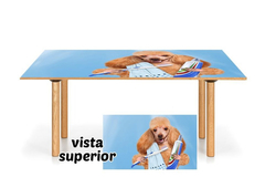 Vinilo Para Mesa Caniche Odontologia Veterinaria