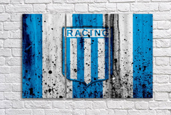 Cuadro Triptico Escudo Racing Club Avellaneda Pasion