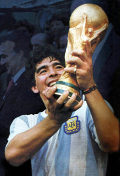 Cuadro Maradona Heroe Seleccion Futbol #3 - comprar online