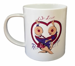 Taza We Love Rock N Roll Amamos La Musica Love - comprar online