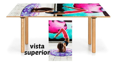 Vinilo Para Mesa Gym Stretch Salud Vitalidad Flexiones #5