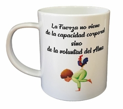 Taza Yoga Frase Salud Dia Mundial Frase - comprar online