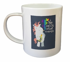 Taza Unicorn Very Bad Unicornio Malo Fumando - comprar online