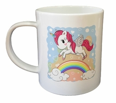 Taza Unicornio Volando Sobre Arcoiris - comprar online