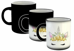 Taza Unicornio Colores Flores Huevos Deco M3 en internet