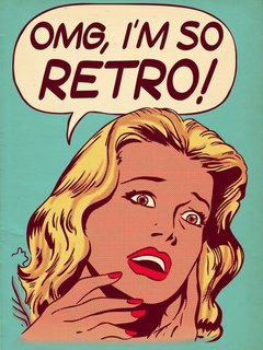 Cuadro Retro Pop Art Colores Vintage #2