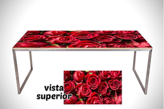 Vinilo Para Mesa Rosas Rojas Flores Plantas Beauty Flowers