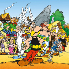 Cuadro Asterix Y Obelix Comics Retro #1