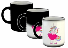 Taza Unicornio Corazon Con El Txt Q Quieras M2 en internet