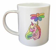 Taza Unicorn Pig Rosa Colores Dibujo - comprar online