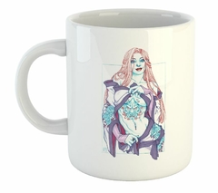 Taza Yakuza Girl Oriental Marcara Woman