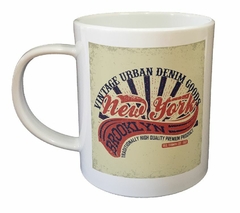 Taza Vintage Urban Denim Goods Ny Brooklyn - comprar online