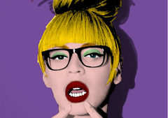 Cuadro Pop Art Anteojos Sunglasses Colores Optica #6