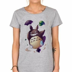 Imagen de Remera Anime Totoro Paragua Dibujo Animado