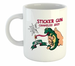 Taza Dino Sticker Gun Chameleon 2009 Off