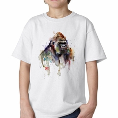 Remera Gorila Pintura Watercolor - tienda online