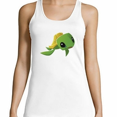 Musculosa Deportiva Tortuga Tierna Mar Oceano Verde - comprar online