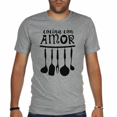 Remera Cocina Con Amor Utencillos en internet