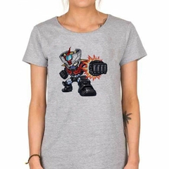 Remera Mazinger Z Caricatura Puño Robot - tienda online