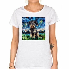 Remera Schnauzer Noche Estrellada en internet