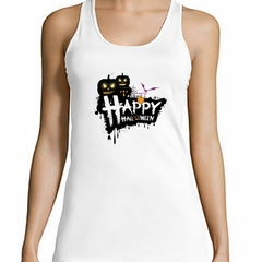 Musculosa Deportiva Happy Halloween Calaveras Miedo