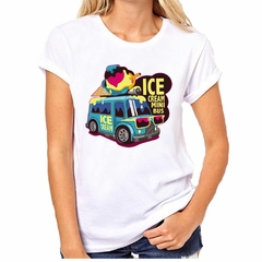 Remera Ice Cream Mini Bus Helado - tienda online