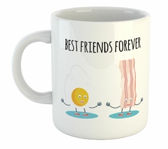 Taza Best Friends Tocino Y Huevos