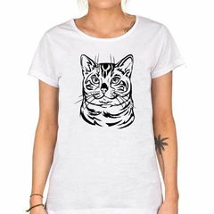 Remera Gato De Bengala Vector en internet