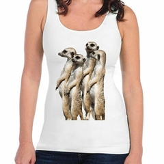 Musculosa Deportiva Meerkat Suricatos Animal Salvaje Natural