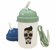 Cantimplora Skull Calavera Jopo Hipster