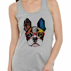 Musculosa Deportiva Bulldog Hipster Colores Art - comprar online