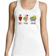 Musculosa Deportiva Best Friends Forever Comida M2 - comprar online