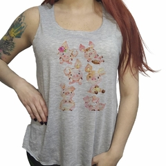 Musculosa Pig Puerquito Cochinito Cerdito Dibujit