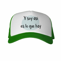 Gorra Y Soy Asi Es Lo Que Hay Celeste - tienda online