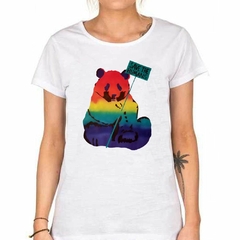 Remera Oso Dibujo Colores Save The Humans