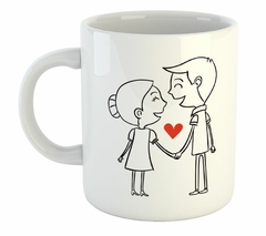 Taza Enamorados De La Mano Love