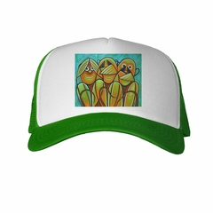 Gorra Monos 3 Monkeys Pintura Art - TiendaCubik