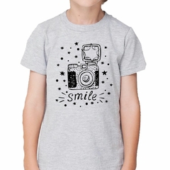 Remera Smile Sonrie Fotos Camara Flash en internet