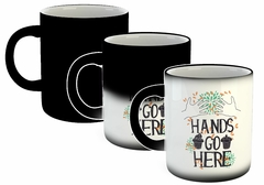 Taza Hands Go Here #1 en internet