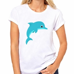 Remera Delfin Mar Oceano Turquesa en internet