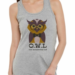 Musculosa Deportiva One Wonderful Lad Buho Owl - comprar online