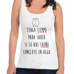 Musculosa Deportiva Tengo Tiempo Para Saber Time Reloj