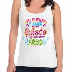 Musculosa Deportiva Tu Fuerza Y Mi Amor Me Han Guiado - comprar online