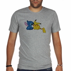 Remera Pikachu Pokemon Stitch - comprar online