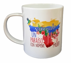 Taza Mapa De Venezuela Paraiso Mujer Playa Flo - comprar online