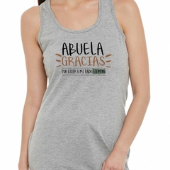 Musculosa Deportiva Abuela Gracias Por Estar A Mi Lado - comprar online