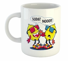 Taza Limones Hablando Soda No Limonada