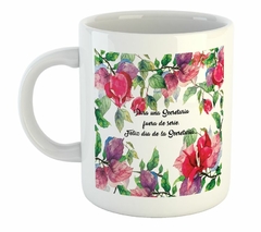 Taza Dia De La Secretaria Flores Dise