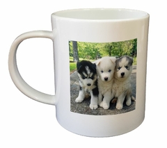 Taza Husky Siberiano Cachorros - comprar online