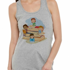 Musculosa Deportiva Children Books Reading Aprender - comprar online